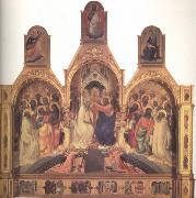 Lorenzo Monaco The Coronation of the Virgin (nn03) oil painting picture wholesale